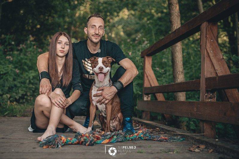 fotografia rodzinna z psem