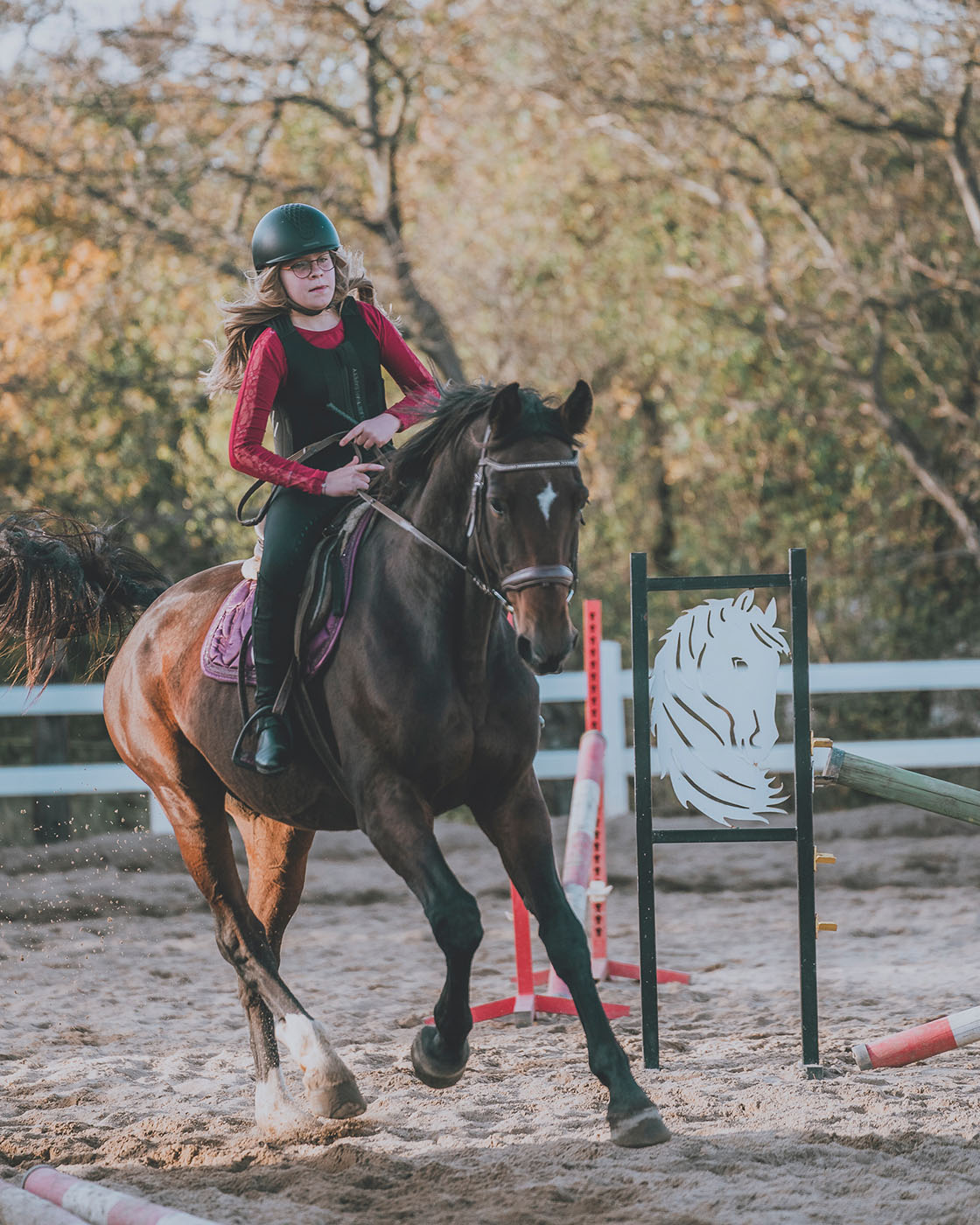 sesja plenerowa w stadninie konnej