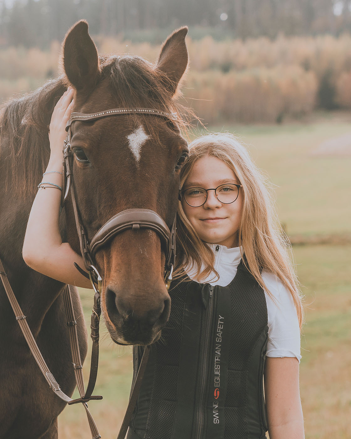 sesja zdjęciowa z koniem w Kotlinie Kłodzkiej